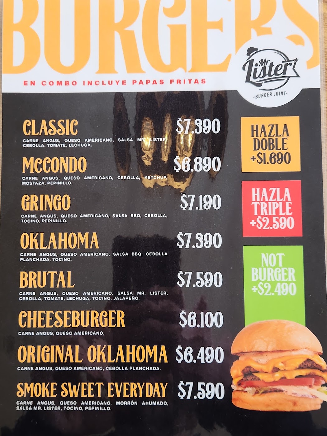 Mr. Lister | Burgers